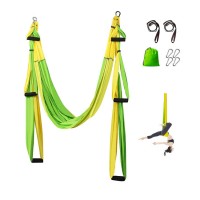 Fitness training equipment hamac yoga tout equipe, hanging inversion antigravity nylon yoga aerial