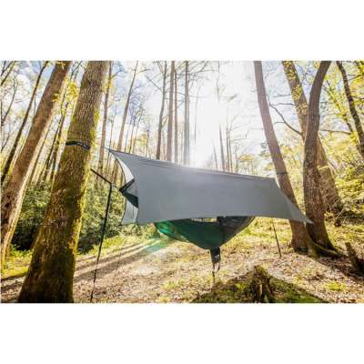 Backpacking lightweight bug free amaca nylon, sun shelter rain tarp outdoor camping anti mosquito hammock