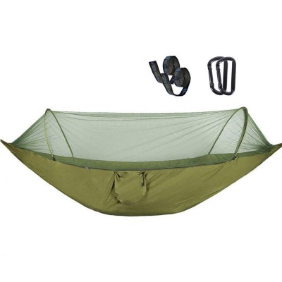 Folding portable 2person hammock moustiquaire, outdoor camping hammock carpa hamacas militares